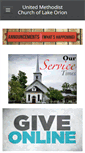 Mobile Screenshot of lakeorionumc.org